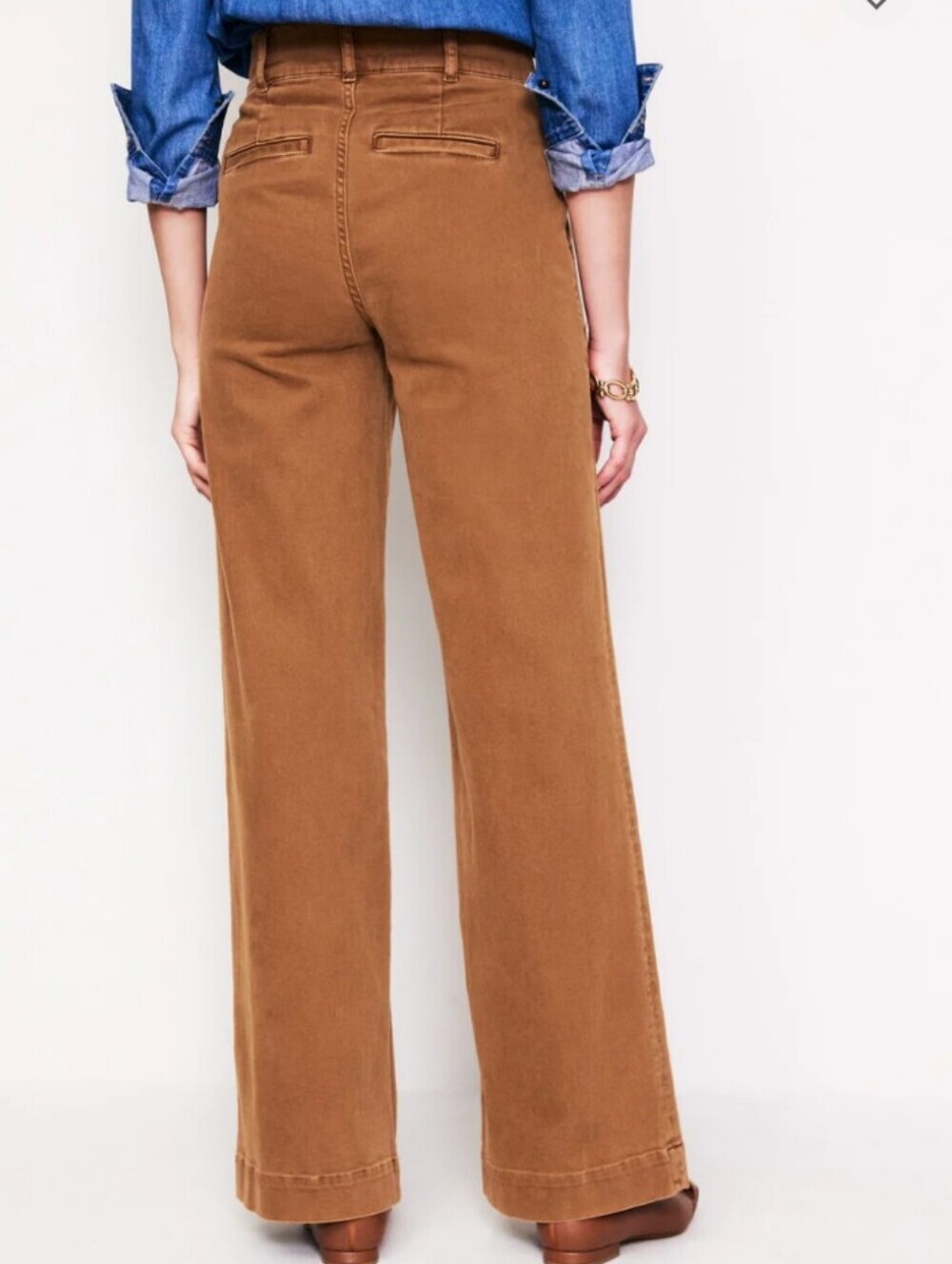 BODEN Wide Leg Cargo Pant‎ in Gingerbread Relaxed Trouser Casual High Waist 16 - Picture 3 of 10